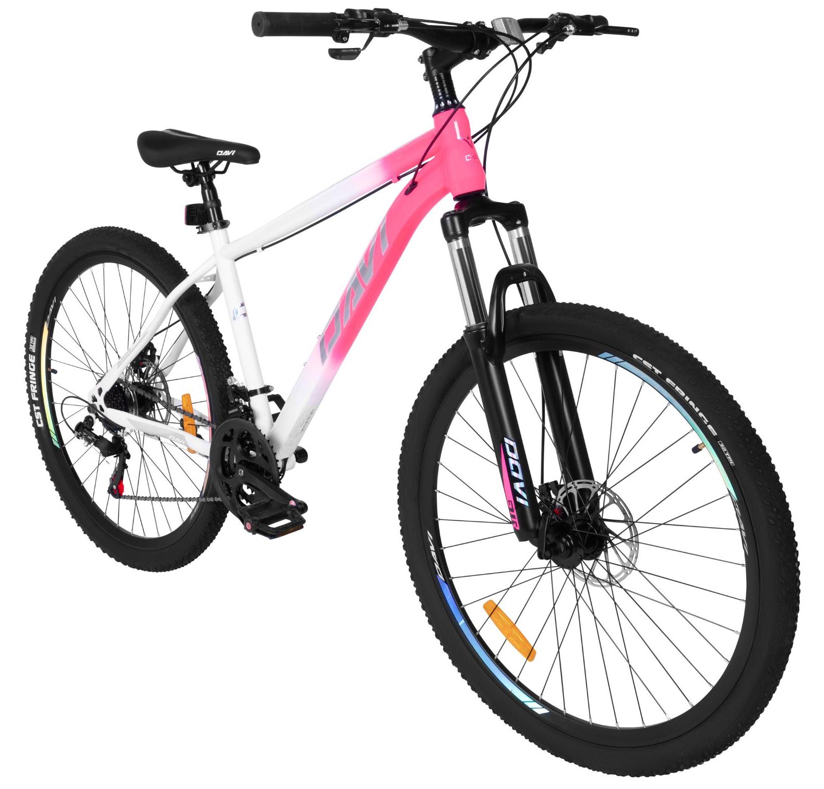 DaviBikes MTB Davi Bonita, 27.5", 160–185 cm, 21-Gang, Rosa/Weiß UA_D-S-27-053-Bonita