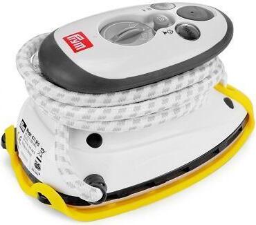 Prym Dampfbügeleisen Mini inkl. BabySnap Reisebügeleisen-Ablage (gelb) 611915+gelb