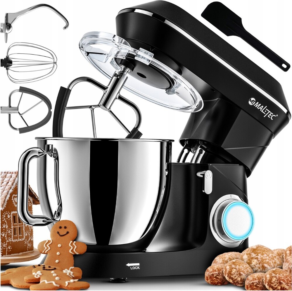 Küchenmaschine Maltec 2200W 6.5L 4In1 Mixer Mit Rührwerk, Multifunktional BELLA-T-2151