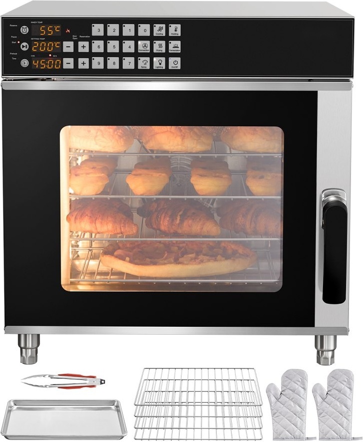 StarTech Kommerzieller Konvektionsofen Toaster Bäcker - 58L Edelstahl Ofen - Professionelle Backausrüstung TMSSYKXDZS68LRPQPV2