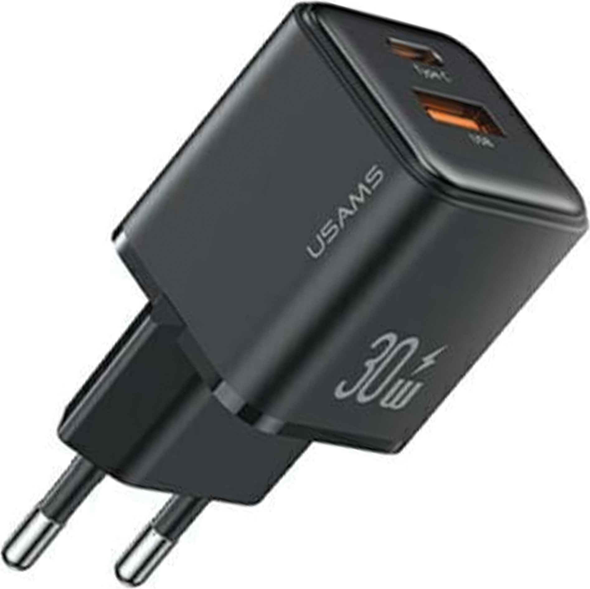 Usams Charging USB-C+USB-A PD 3.0 30W Fast Charging