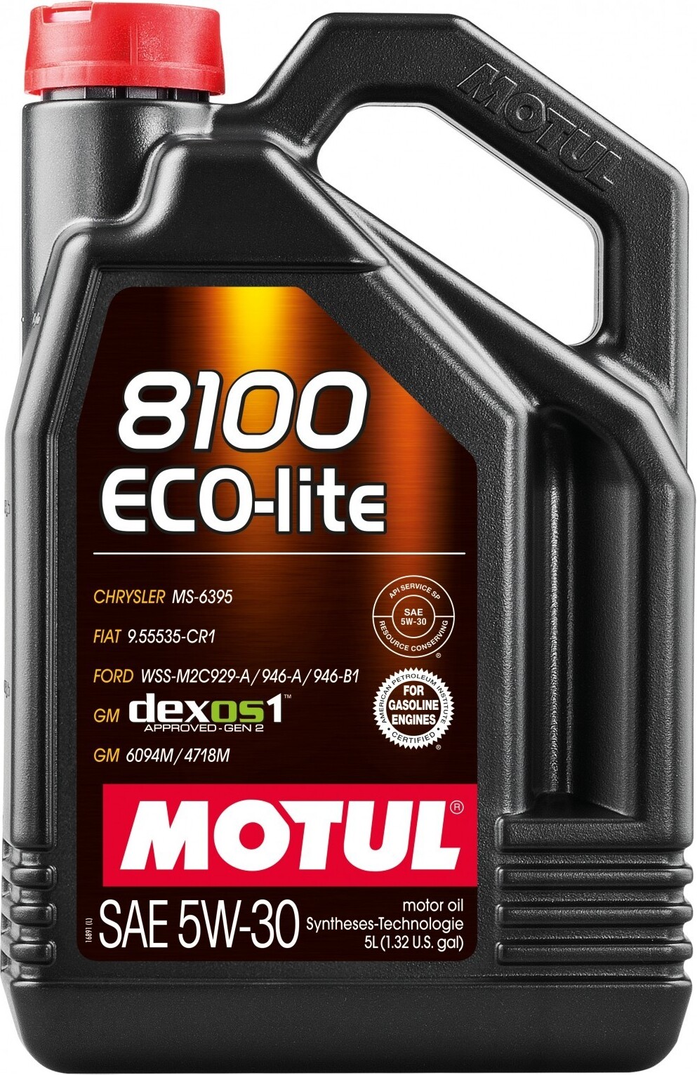 MOTUL 8100 ECO-LITE 5W-30 Motoröl 1 Liter - API SP-RC, ILSAC GF-6A, Für Mazda, Toyota, Mitsubishi & Mehr