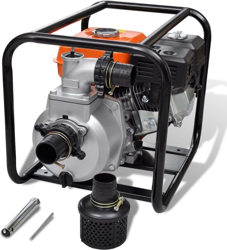 Benzínové vodné čerpadlo 80 mm prípojka na hadicu 4800 W , dizajn záhradného čerpadla 2024