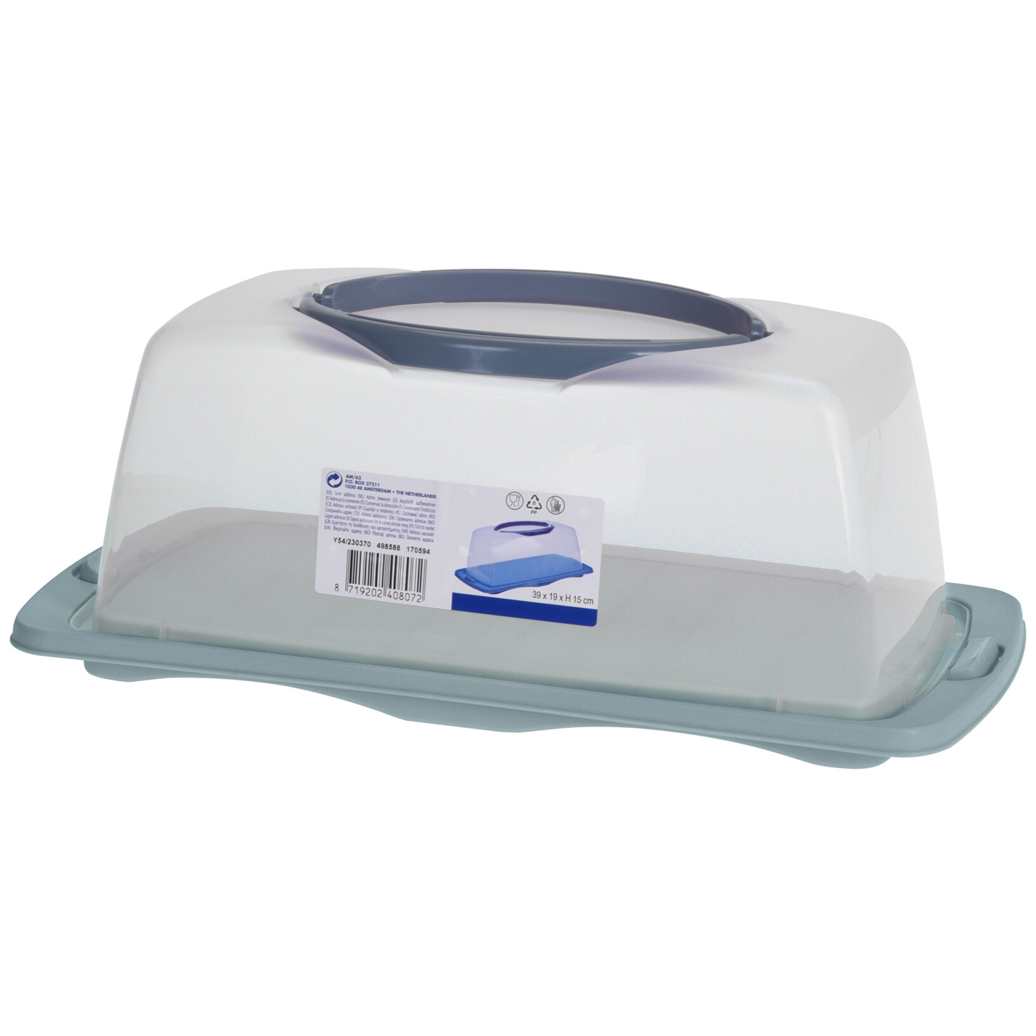 Mojawo Kuchen Transportbox Kuchenbehälter Kuchenplatte Tortenbehälter Mint