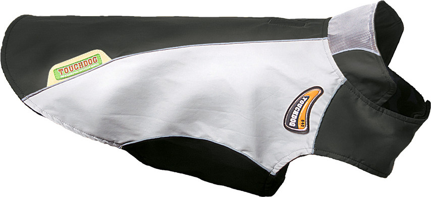 Flamingo-Paulchen Karlie Hundemantel Touchdog 66 cm grau/schwarz 15156