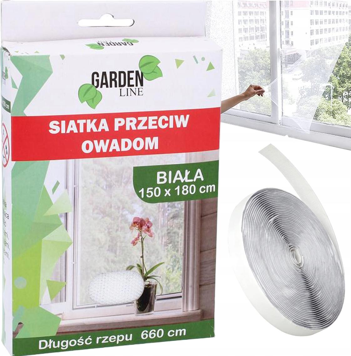 Chomik Fliegengitter Anti Insekten Insektenschutznetz 150 x 180 cm Weiß