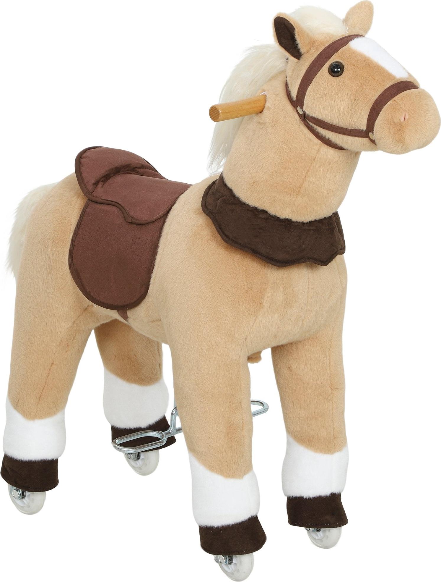 Northio Reitpferd für Kinder, Plüsch, Alter 3-5 Jahre, Braun