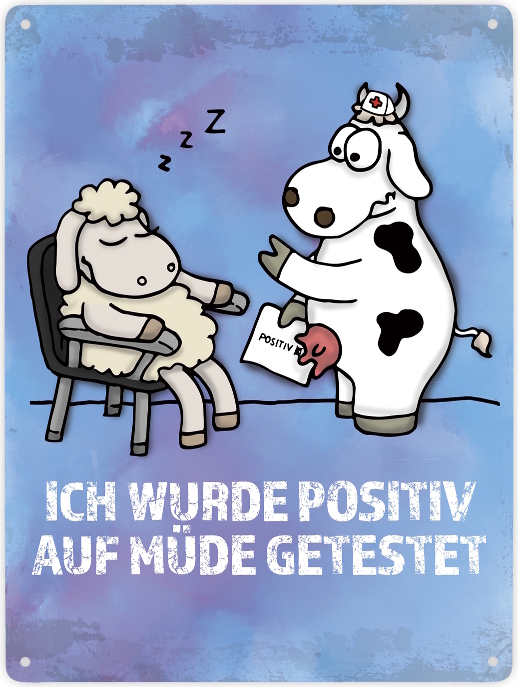 speecheese Metallschild XXL Schild Blechschild Aluminiumschild Emailleschild