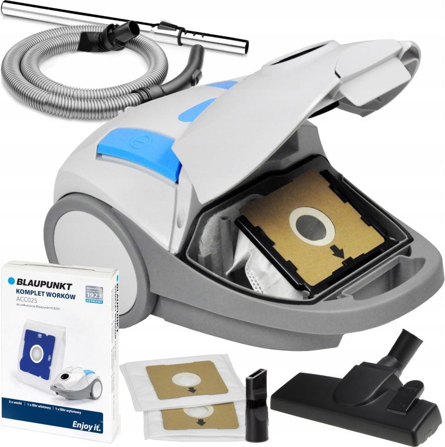 Blaupunkt Vcb-201 2L Vreckový Vysávač Regulácia Výkonu Kovová Trubica