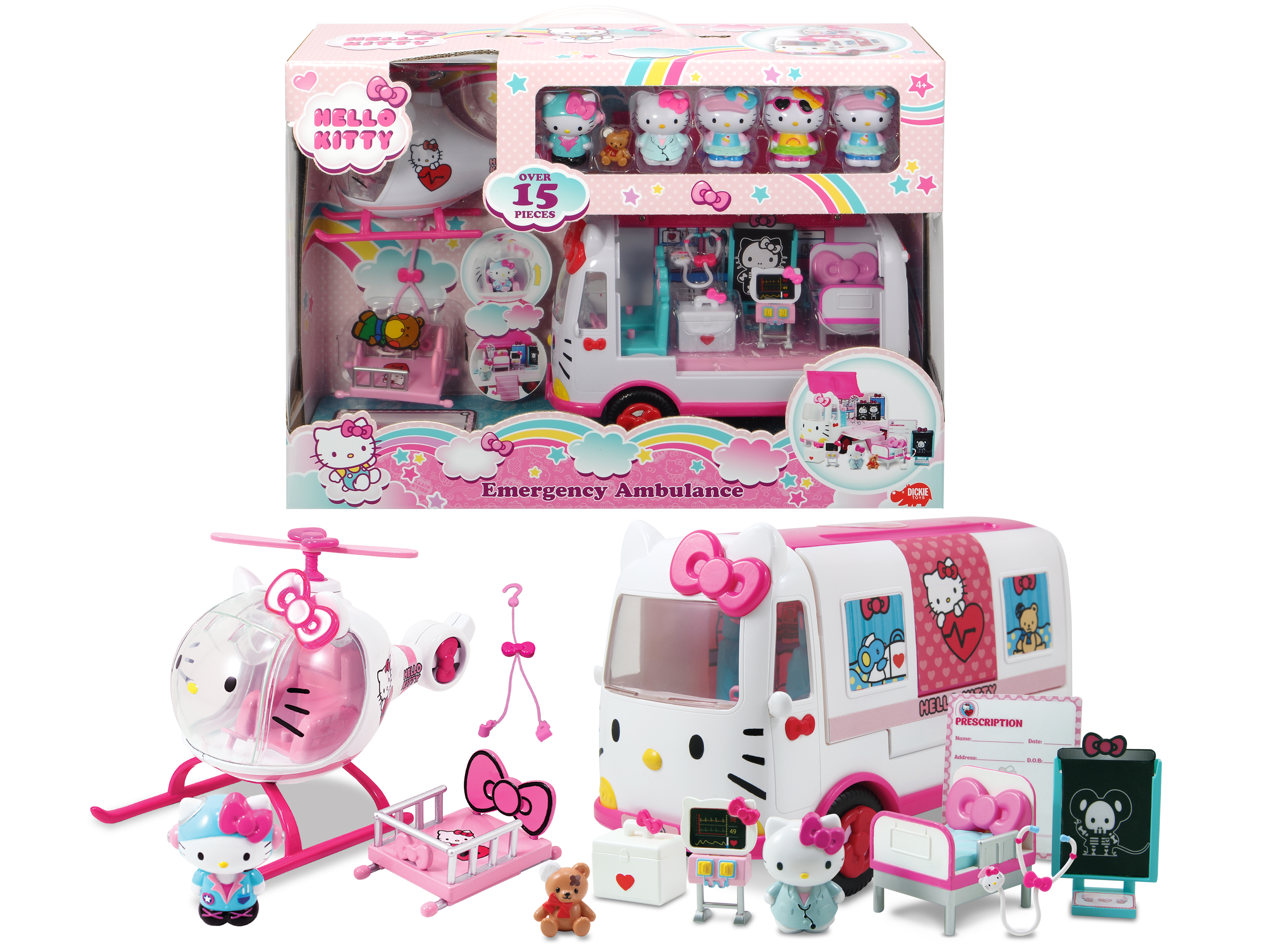 Dickie Toys Spielwaren Hello Kitty Rescue Set