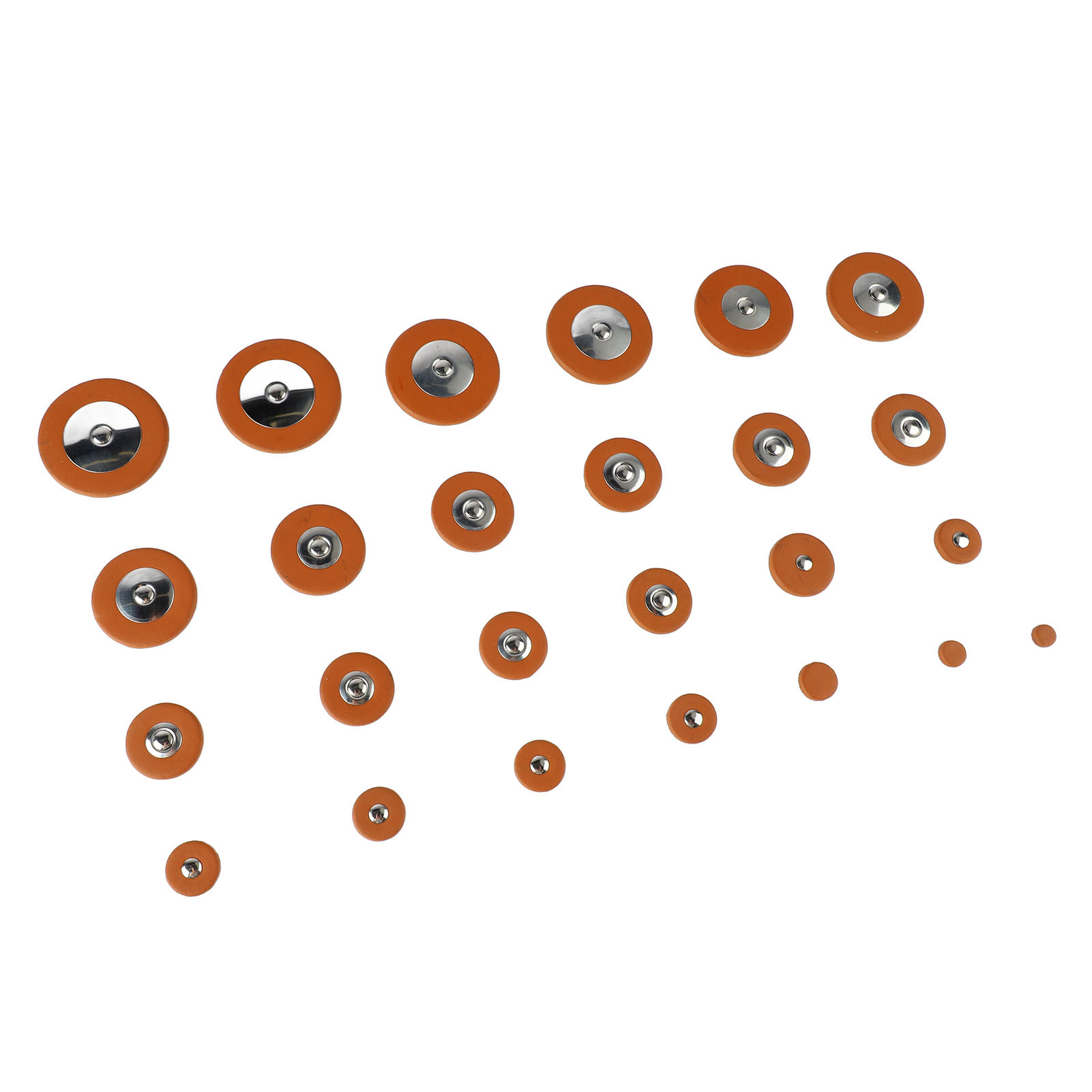 Cocosity Altsaxophon Pads,Altsaxophon Pads Ersatz Set,Altsaxophon Pads Ersatz Kit,Saxophon Pads,Sax Sound Hole Pad,Saxophon Reparatur Teile