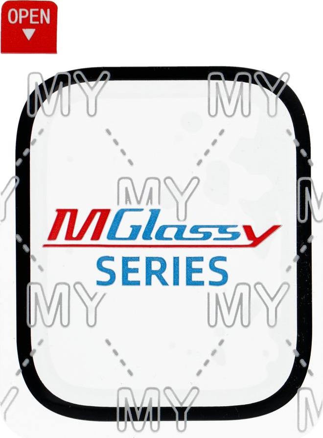 MUSTTBY Glas + OCA passend für APPLE Watch Serie 7/8-41MM