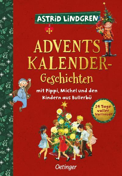 Adventný kalendár s Pippi, Michelom a deťmi z Bullerbü