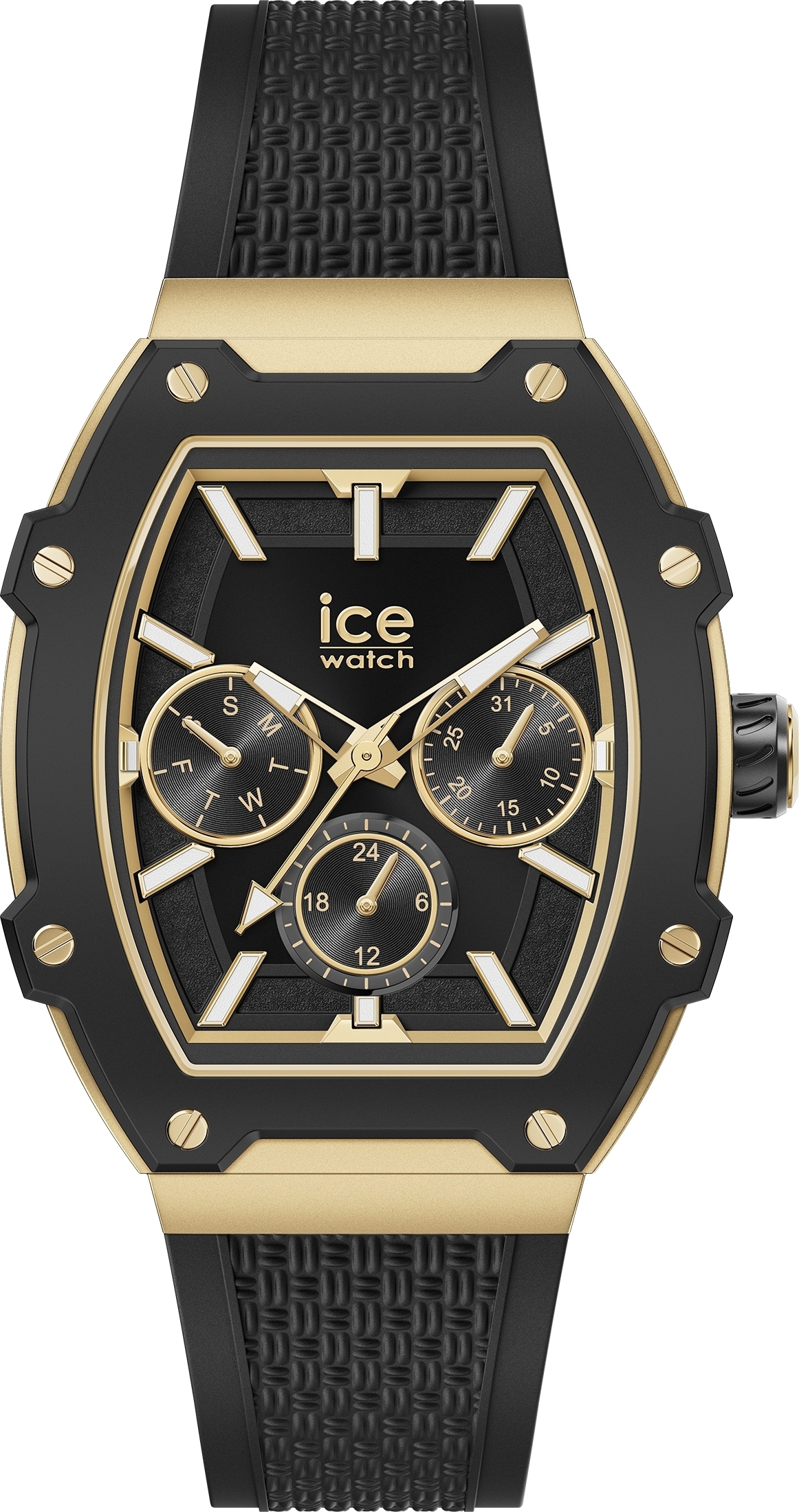 Hodinky Ice-Watch 022865 ICE boliday Black gold dámske hodinky s dátumom black