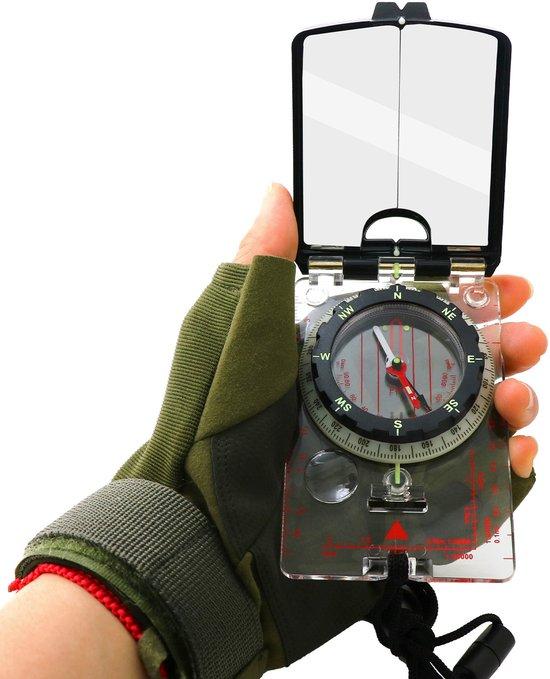OEM Multifunktionales Kompas mit integriertem Vergrößerungsglas und einstellbarer magnetischer Deklination, ideal für Wanderungen, Camping und Trekking. 2026
