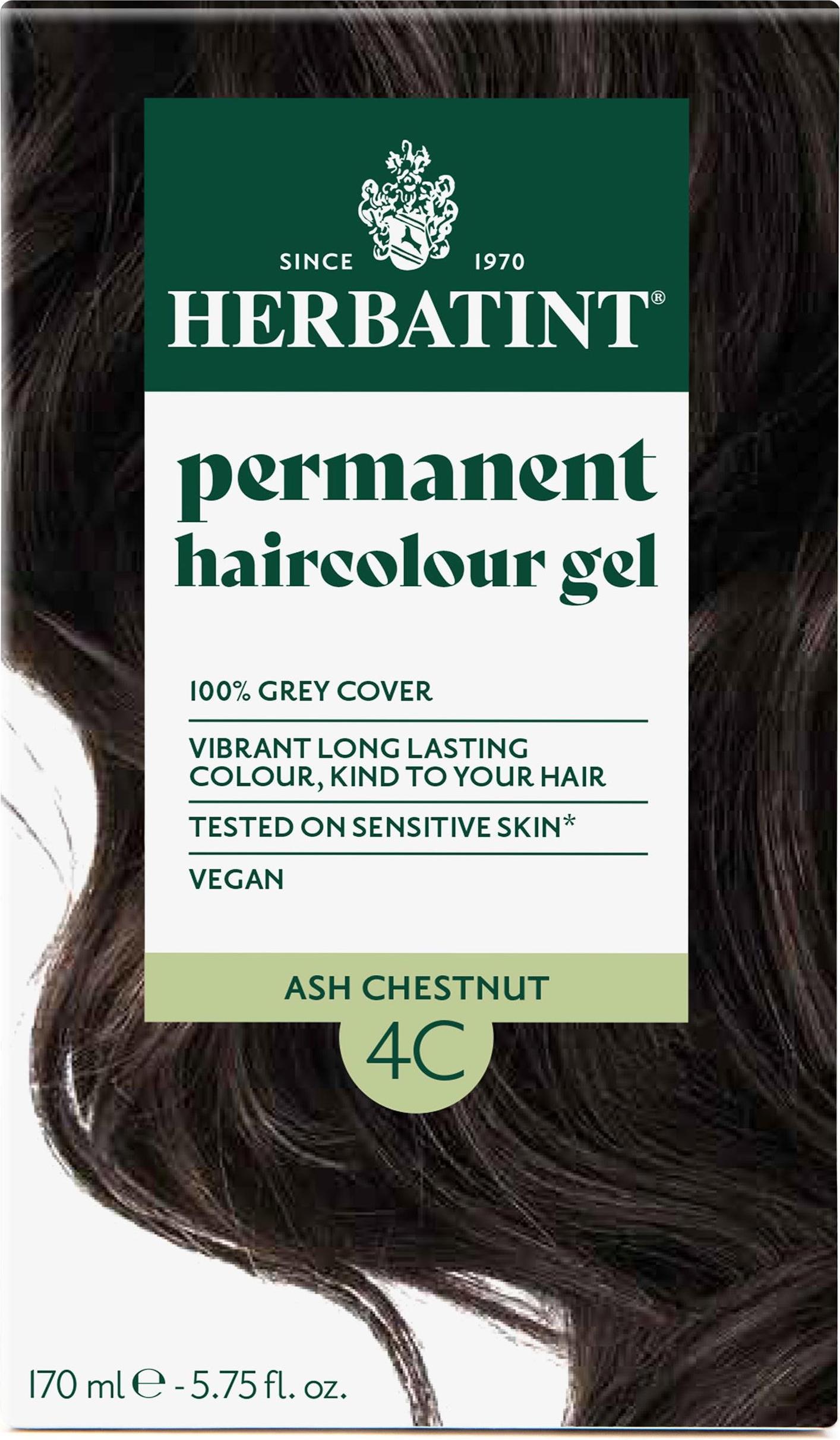 HERBATINT Kräuterhaarfarbe 4C Aschkastanie