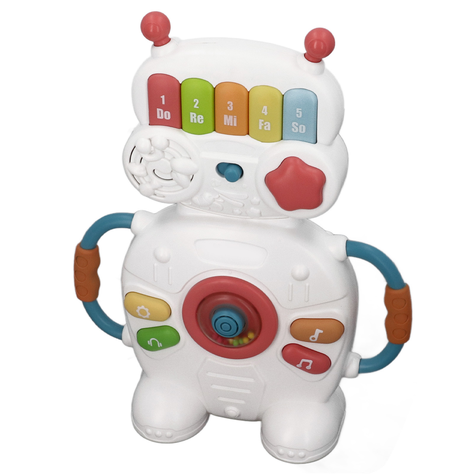 Cocosity Musikalisches Roboter-Spielzeug,Kinder-Musikinstrumente,Musikalisches Baby-Spielzeug,Musikalisches Lernspielzeug,Roboter-Klavier-Musik-Baby-Spielzeug,Musikalisches Spielzeug für die Früherziehung