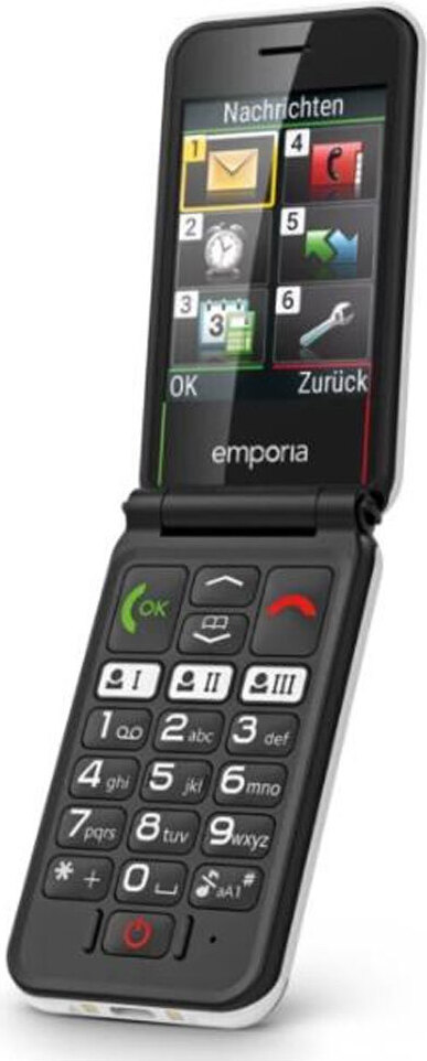Emporia SIMPLICITYglam 2G, weiß Handy 15031017308