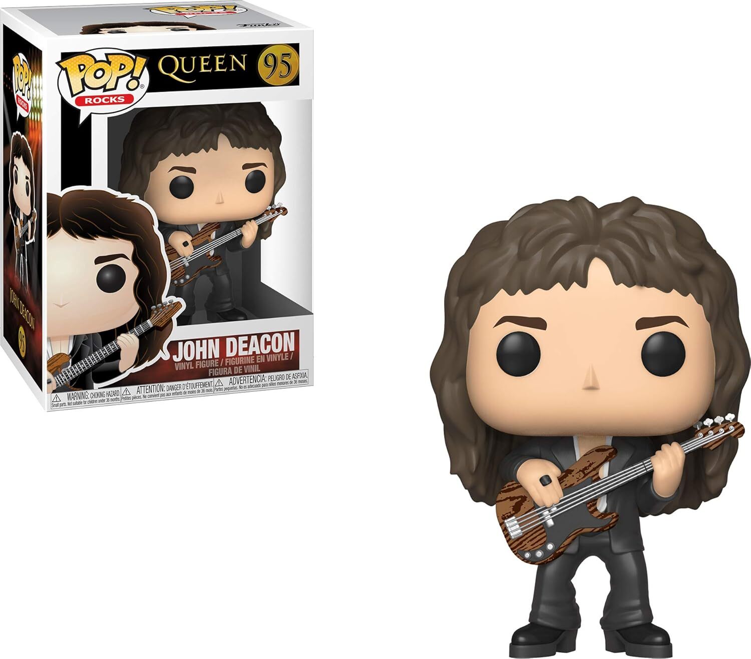 Funko Pop Queen John Deacon Vinyl Figure 33728