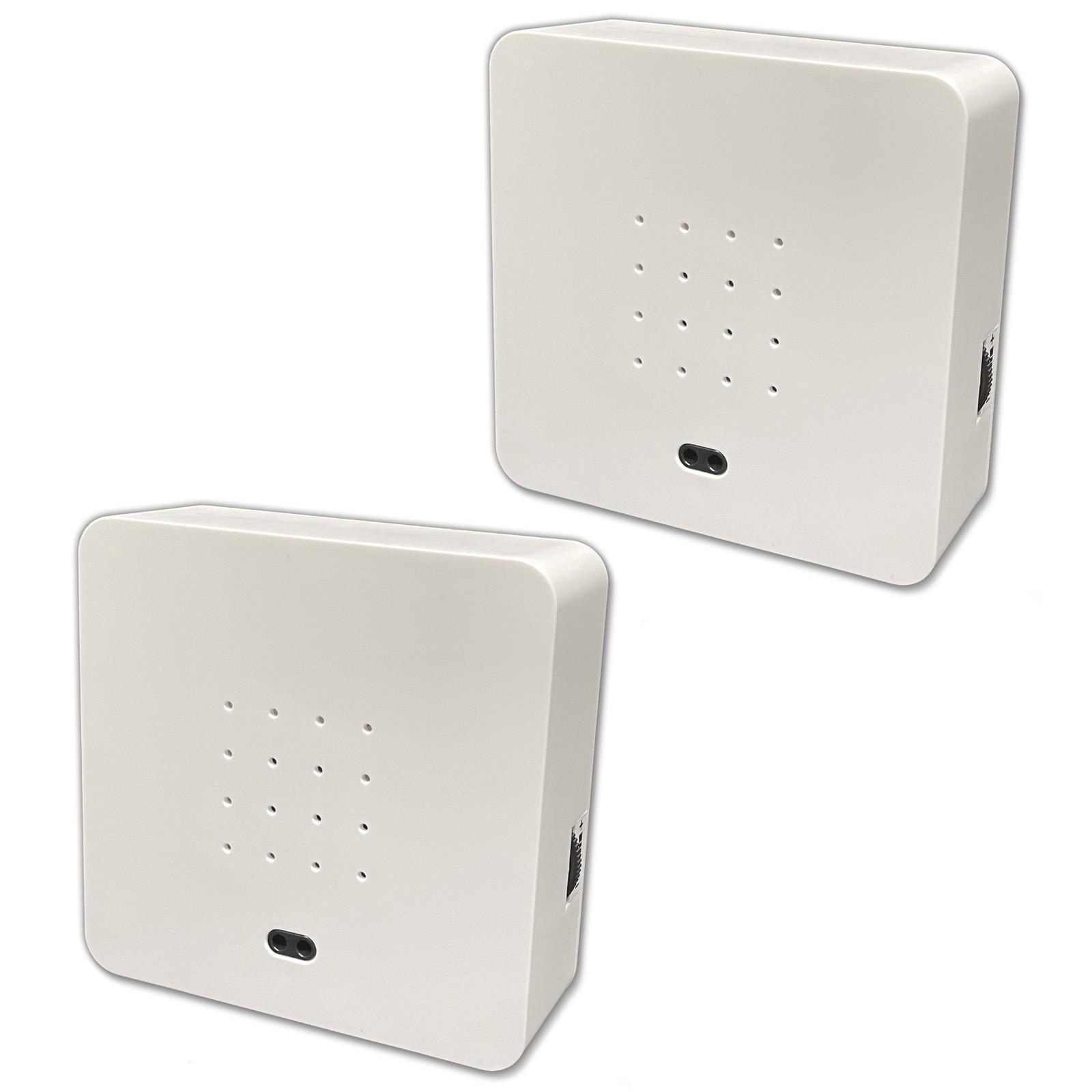HAC24 2er Set Soundbox Vogelgezwitscher Vogelgeräusche Naturgeräusche Vogelzwitscher Vogelgesang Box mit Bewegungsmelder Vogel Gesang Weiß 174880910