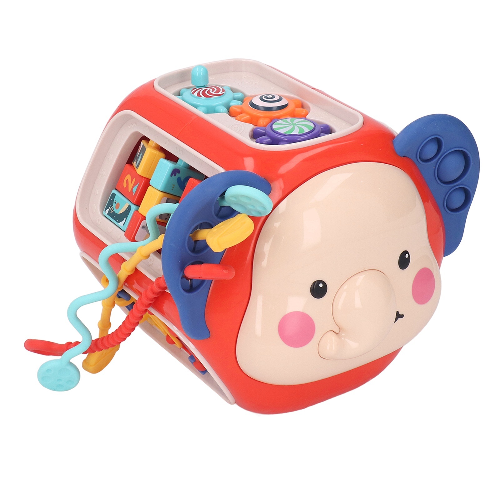 Cocosity Baby Activity Play Cube,Baby Activity Cube Spielzeug,Cube Play Center Spielzeug,Activity Cube für Kleinkinder,Kinder Lernspielzeug,Kinder Früherziehung Spielzeug