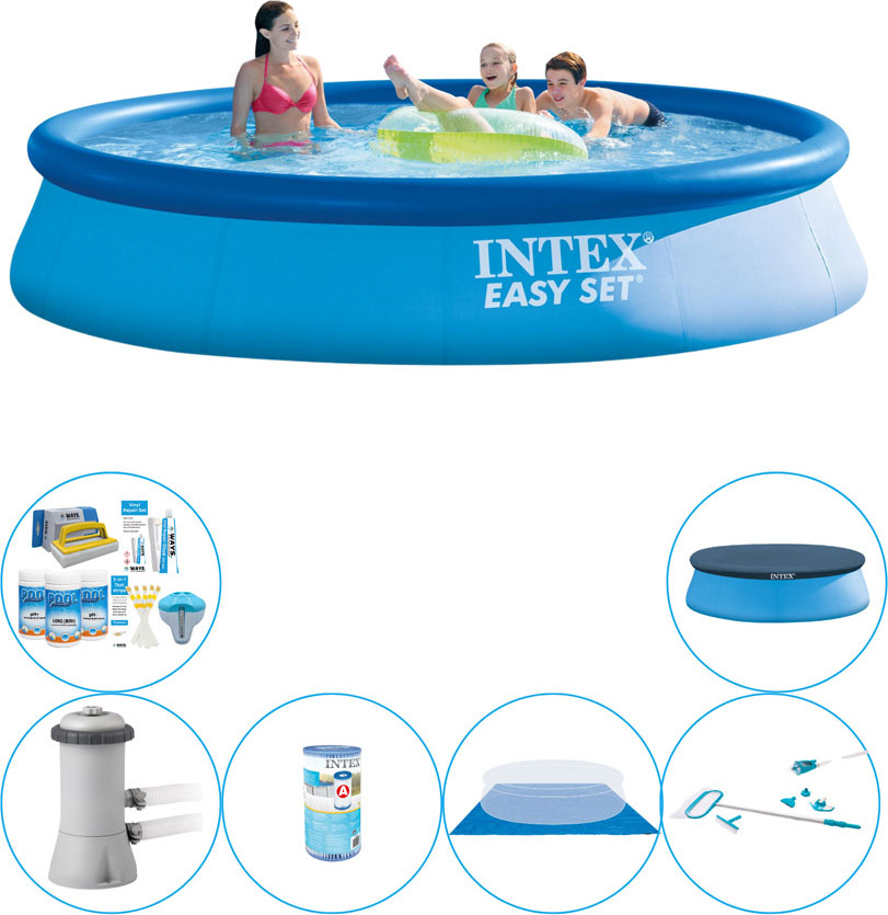 Intex Easy Set Round 396x84 cm - Bazén s príslušenstvom