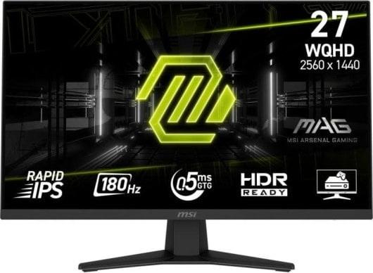 Počítačový monitor MSI MAG 274QF 68,6 cm (27") 2560 x 1440 pixelov Wide Quad HD LCD Black
