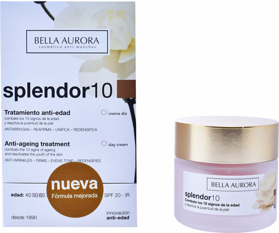 Big Buy Cooking Anti-Agingcreme Splendor 10 Bella Aurora 2526114 Spf 20 (50 ml) (50 ml) 63055