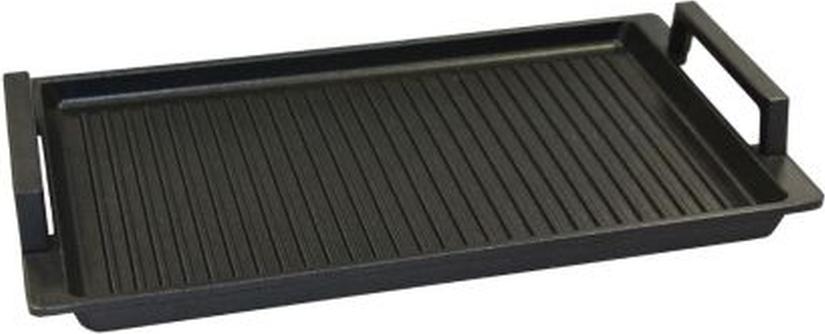 Grilovacia doska Eurolux Premium, 2 držadlá, 41x24x2,5cm, drážkovaná