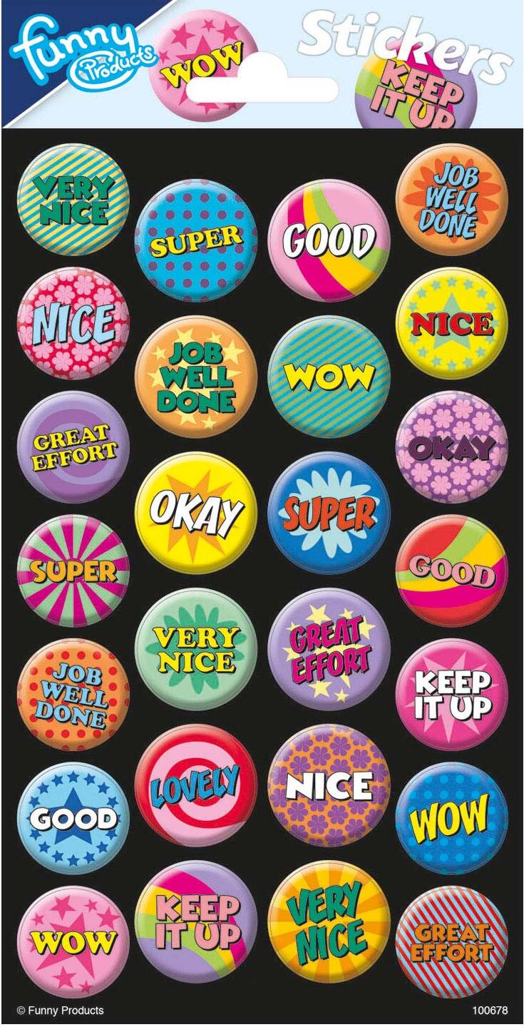 Belohnungen für den Totum-Aufkleberbogen