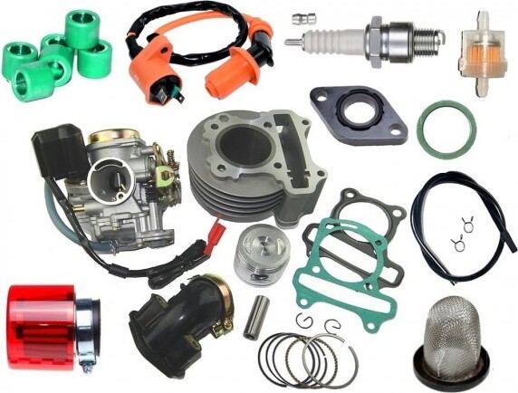 Untimero 80 Tuning ZYLINDERKIT VERGASER für Pulse Rage 50 4T bis2017 Zylinderkit Zylinderkit Zylinderkit