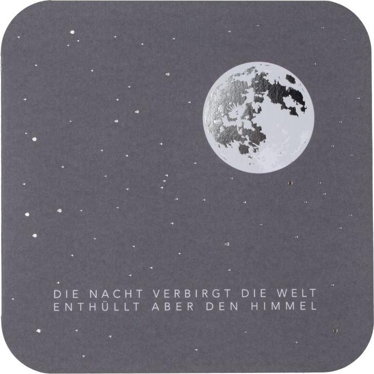 räder Mondnacht Karte "Die Nacht verbirgt die Welt" 63454