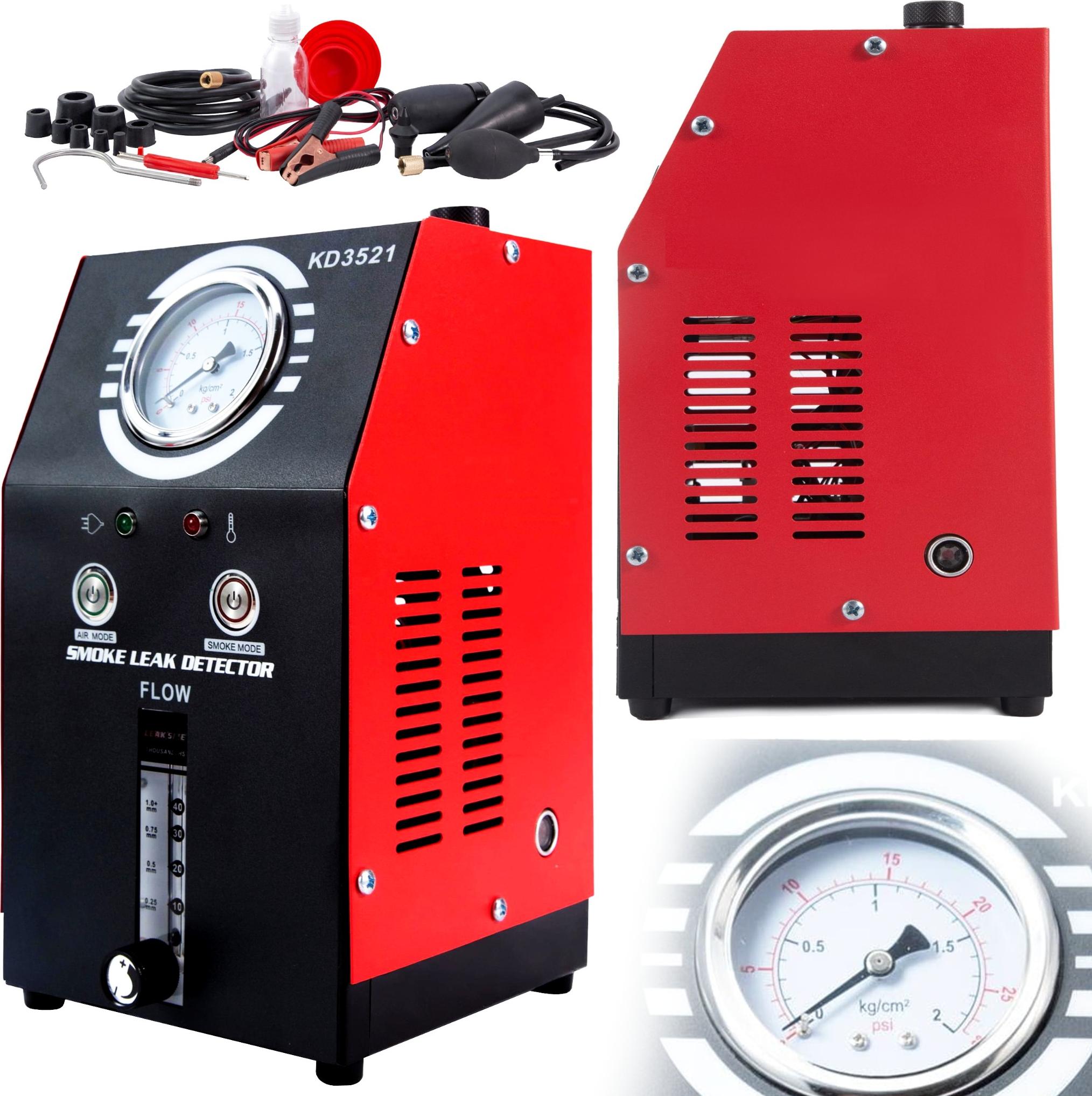 KRAFT&DELE | Rauchmaschine, Leckdetektor, Vakuumtester, Rohr Diagnosewerkzeug, 12V, 9l/min, 30ml KD3521