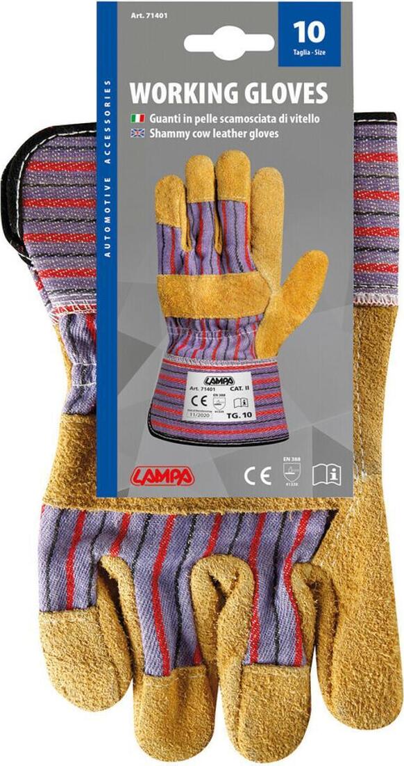 Lampa Kalbsveloursleder-Arbeitshandschuhe 10 71401