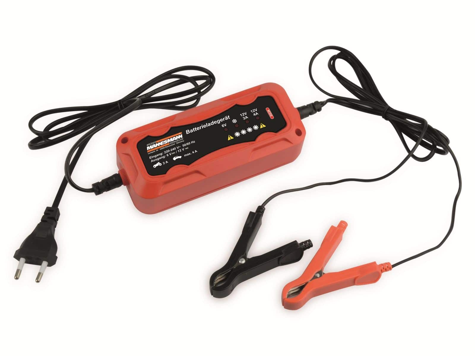 Brüder Mannesmann M12711 Nabíjačka do auta 12 V, 6 V (M12711)