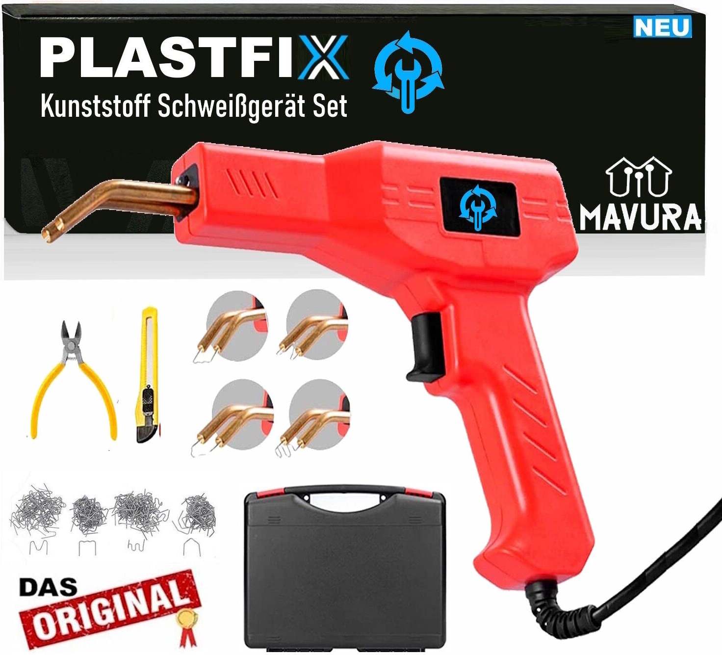 PLASTFIX zváračka plastov sada svoriek na zváranie plastov na opravu áut