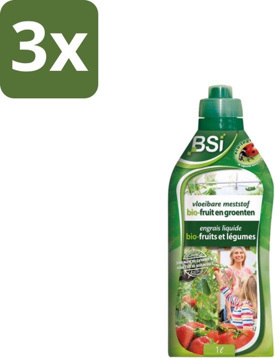 OEM Meststof für Obst und Gemüse - Natürliche Wachstumsförderung - 1 L - Großpackung - 3 Stück 2026