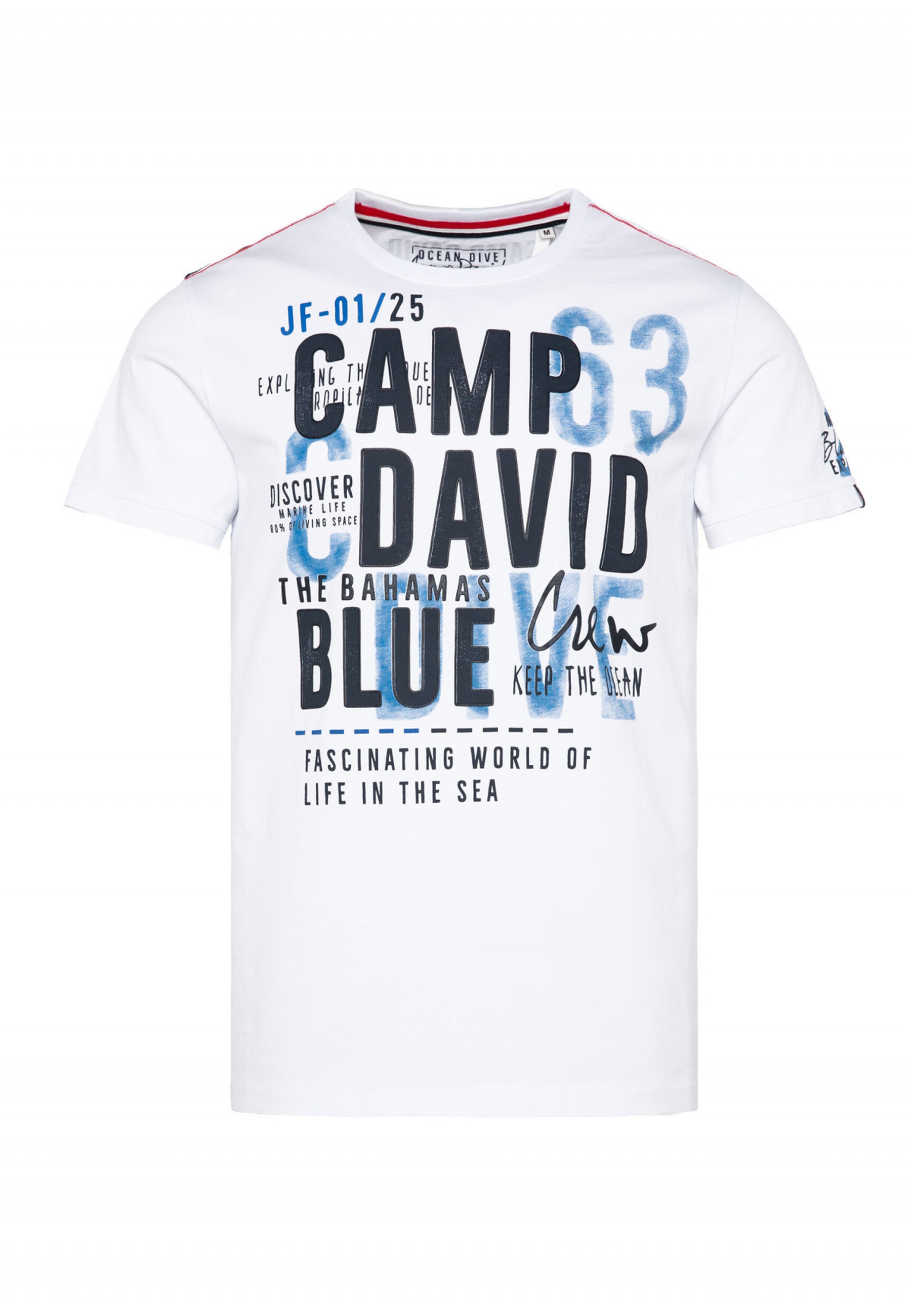 Camp David Shirt Rundhalsshirt mit Logo