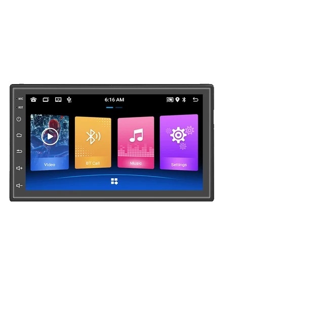 Autorádio, multimediálny prehrávač Android, kompatibilita s Carplay, 7" 2G 32G