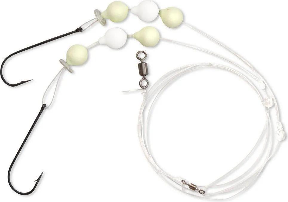 Zebco Flatty Whisbone Rig glow-white Gr.1 4255005-UNIT