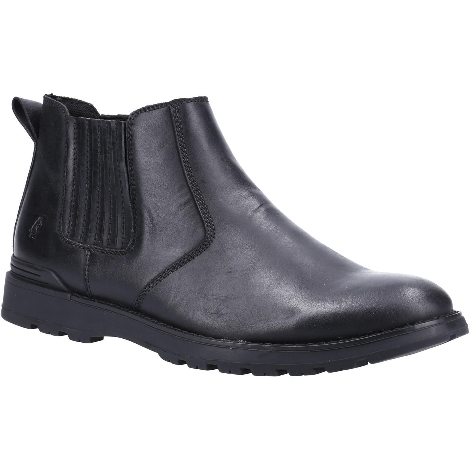 Hush Puppies - Pánske členkové topánky "Gary", kožené FS8286 (47 EU) (Black)