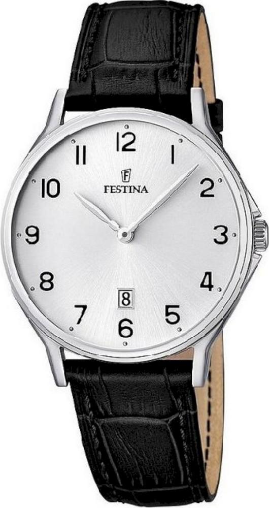 Festina Klassik Herren Armbanduhr Klassik Leder F16745/1