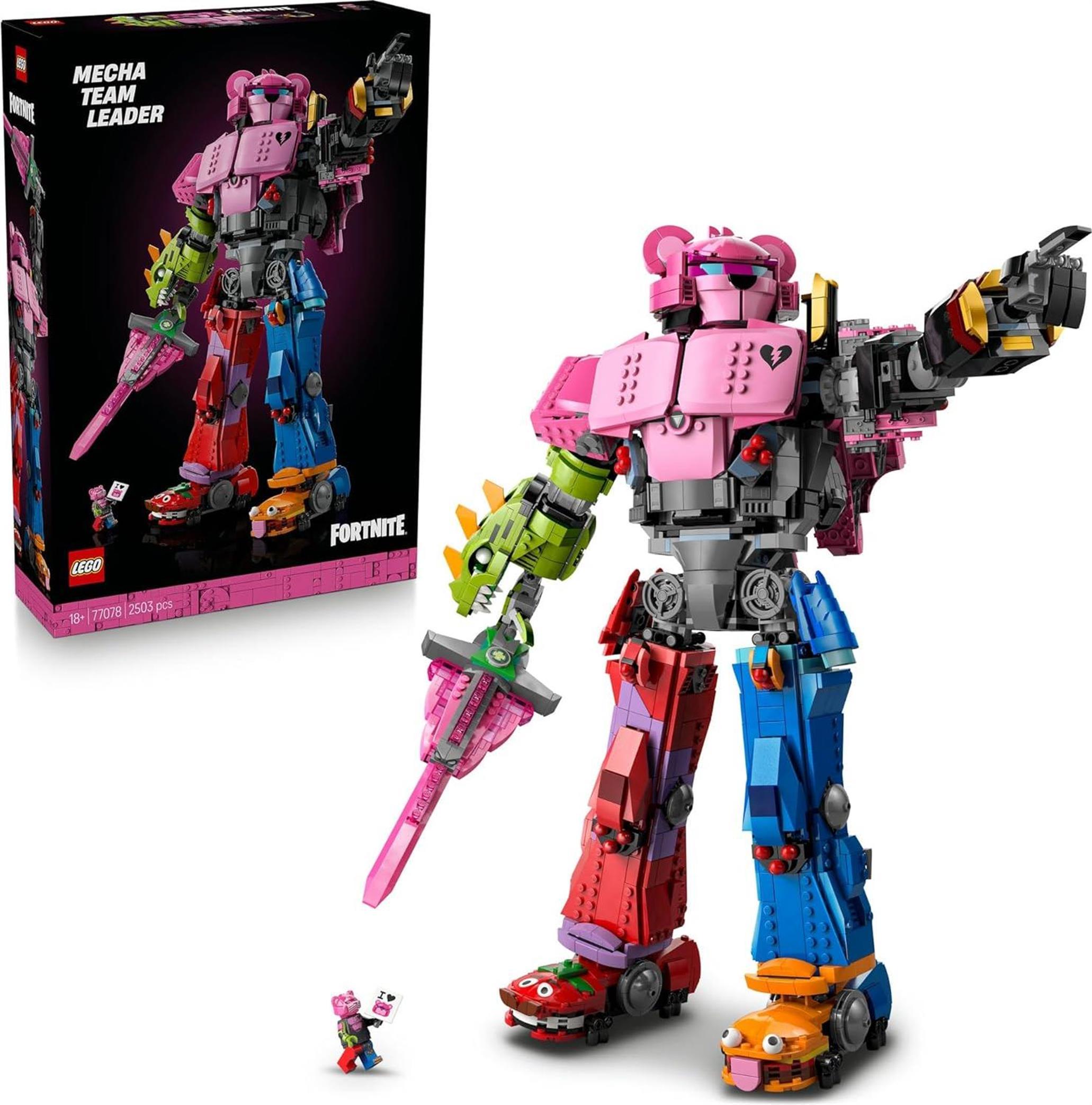 LEGO Fortnite Mecha Team Leader, Stavebnica, 18 rok / roky, Plast, 2503 kusov, 3,16 kg