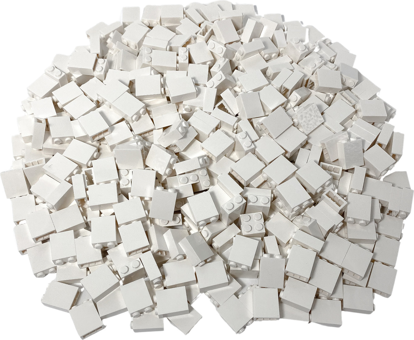 LEGO® 1x2x2 kocky Vysoké kocky Biela - 3245c NEW! Množstvo 500x