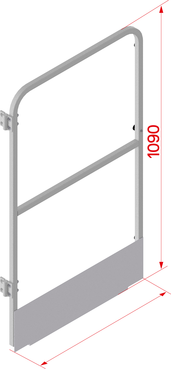 Hymer Durchgangssperre mit Fußleiste breit 0054033