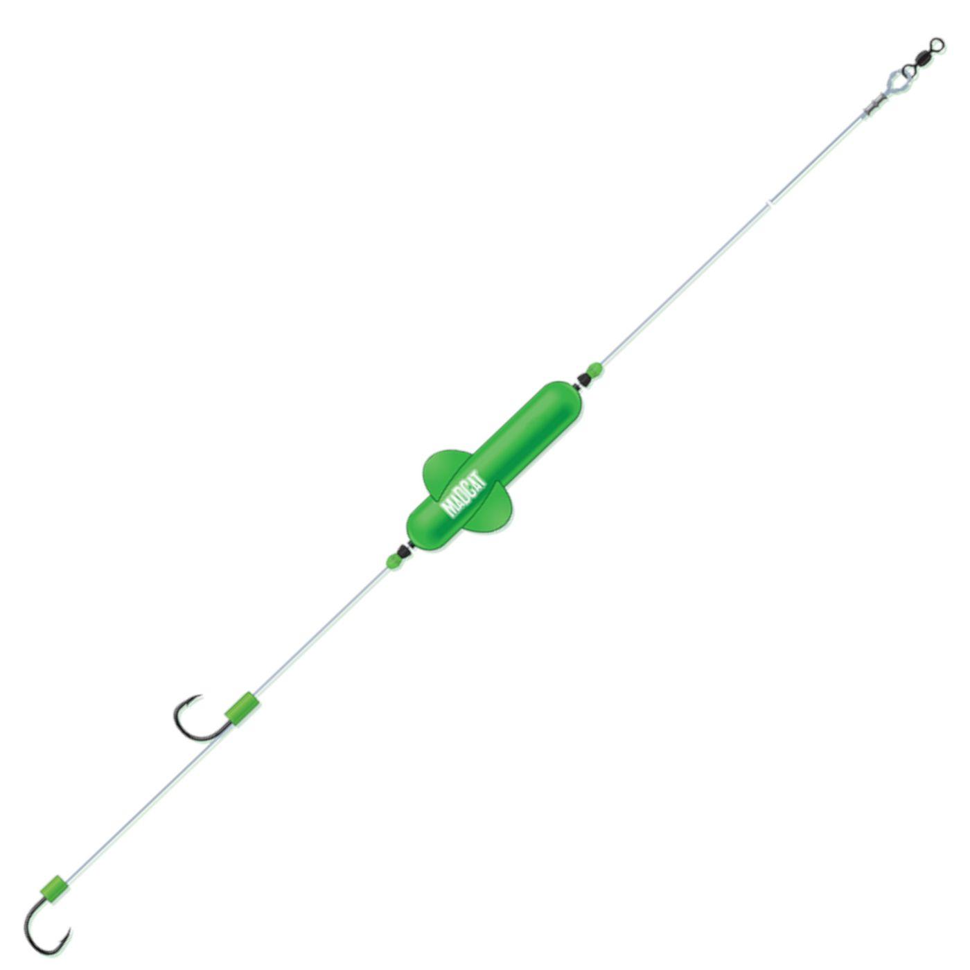 Madcat 160cm Screaming Basic River Rig Worm & Squid - Wallervorfach, Ausführung:Gr. 10/0 / 60g U-Pose 56663