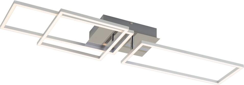 BRILONER LED Deckenleuchte Mit Holzrahmen - 12W, Warmweiß 3000K, 1400 Lumen, 350x330x110 Mm
