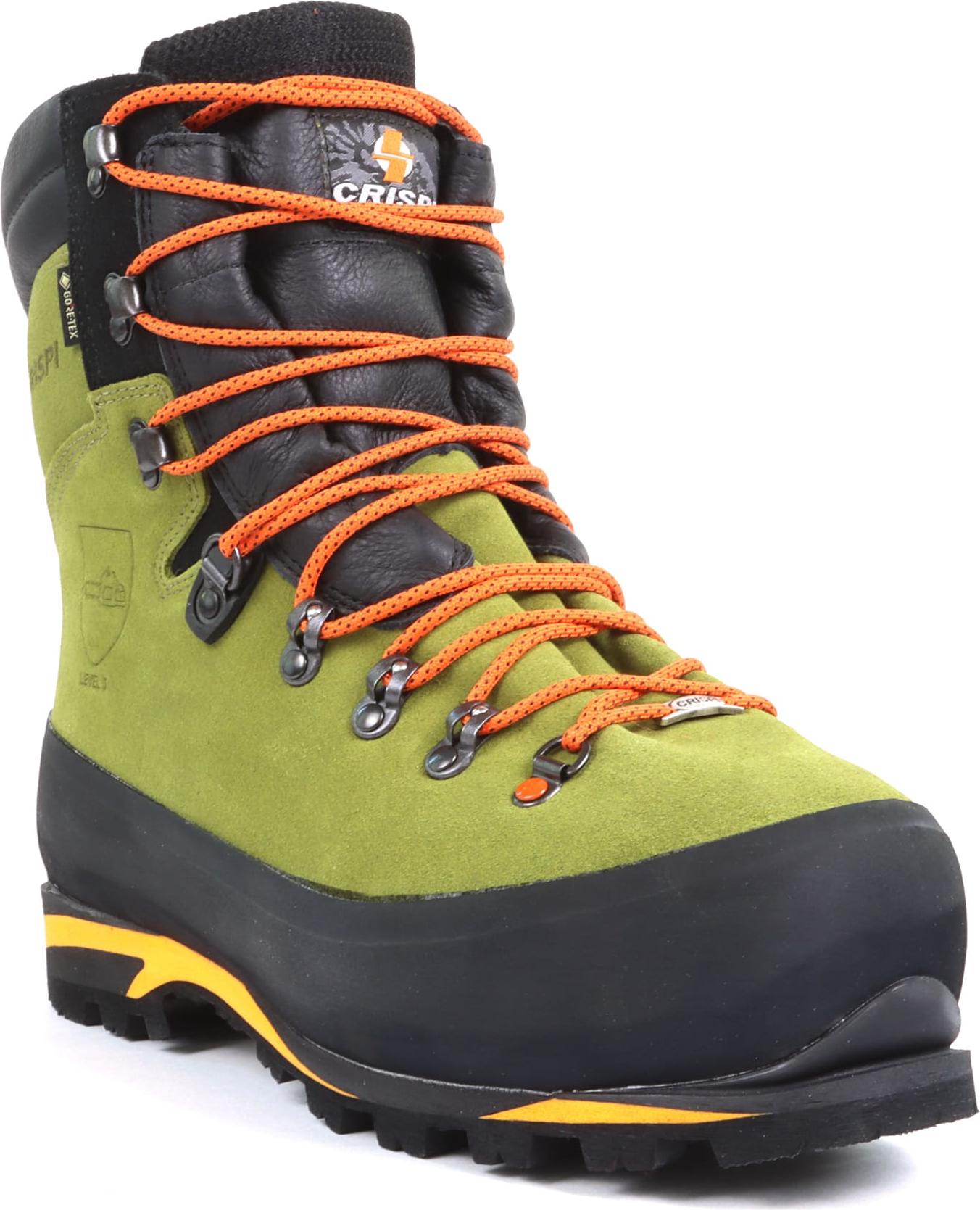PSS Schnittschutzstiefel/Schnittschutzschuhe Alpin GTX Grün/Orange Größe 43