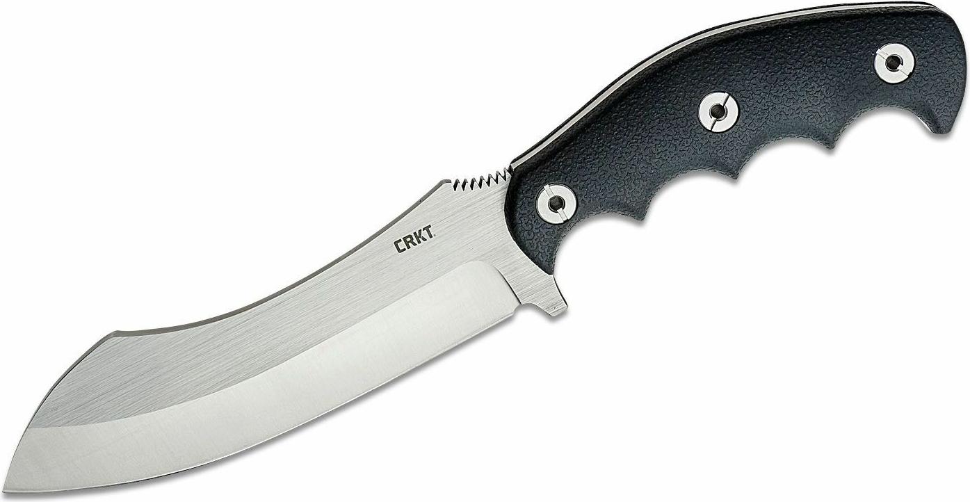 CRKT CR-2866 Catchall™ Black Allzweckmesser 14 cm, schwarz, GRN, Gummi, Thermoplast-Scheide