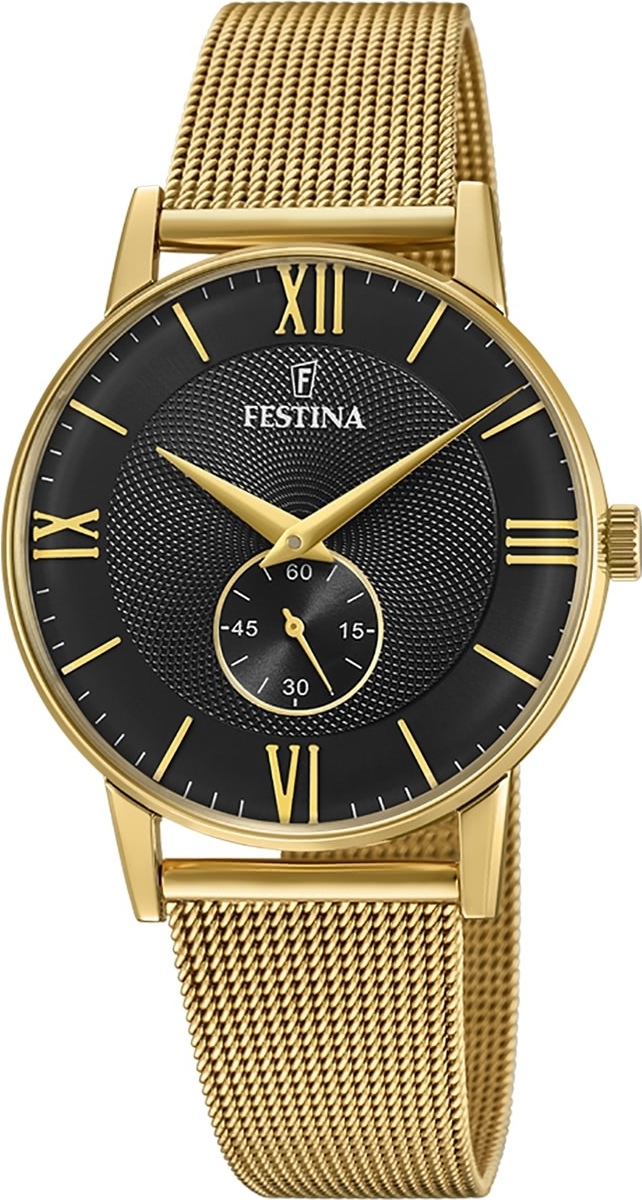 Festina - Náramkové hodinky - Pánske - Chronograf - F20569/4 Retro